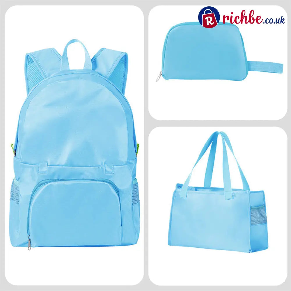 🎒 Get 50% off now! Foldable 3-in-1 travel bag—combining a backpack, handbag, and tote—lightweight, water-resistant, and perfect for travel 🧳✨
