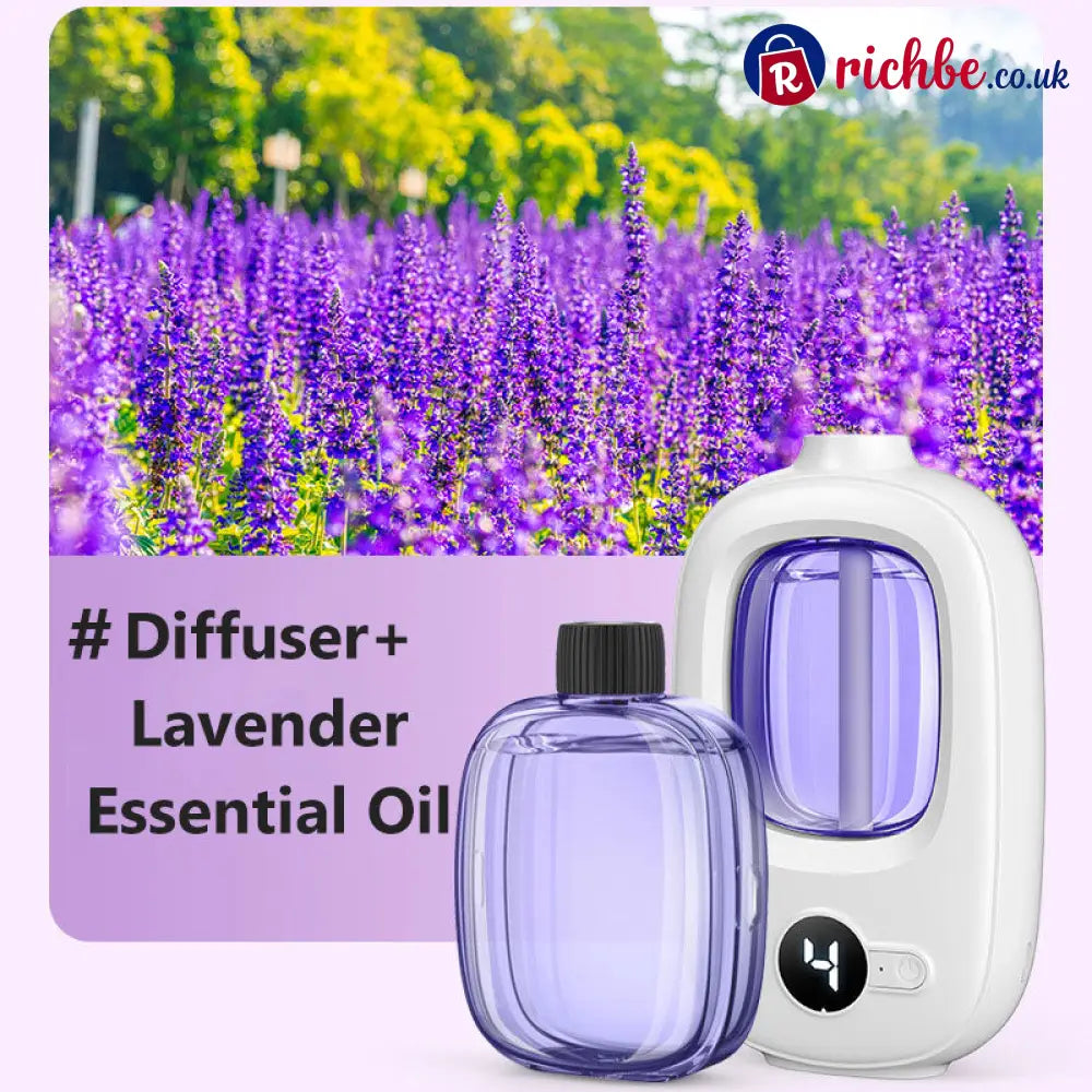 🎁Gift Idea Hot Sale 49% OFF🌸Automatic Fragrance Spray for Home - Diffuser +Lavender Essential Oil - Bestseller