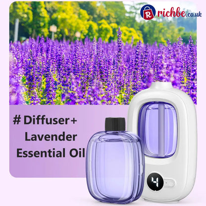 🎁Gift Idea Hot Sale 49% OFF🌸Automatic Fragrance Spray for Home - Diffuser +Lavender Essential Oil - Bestseller