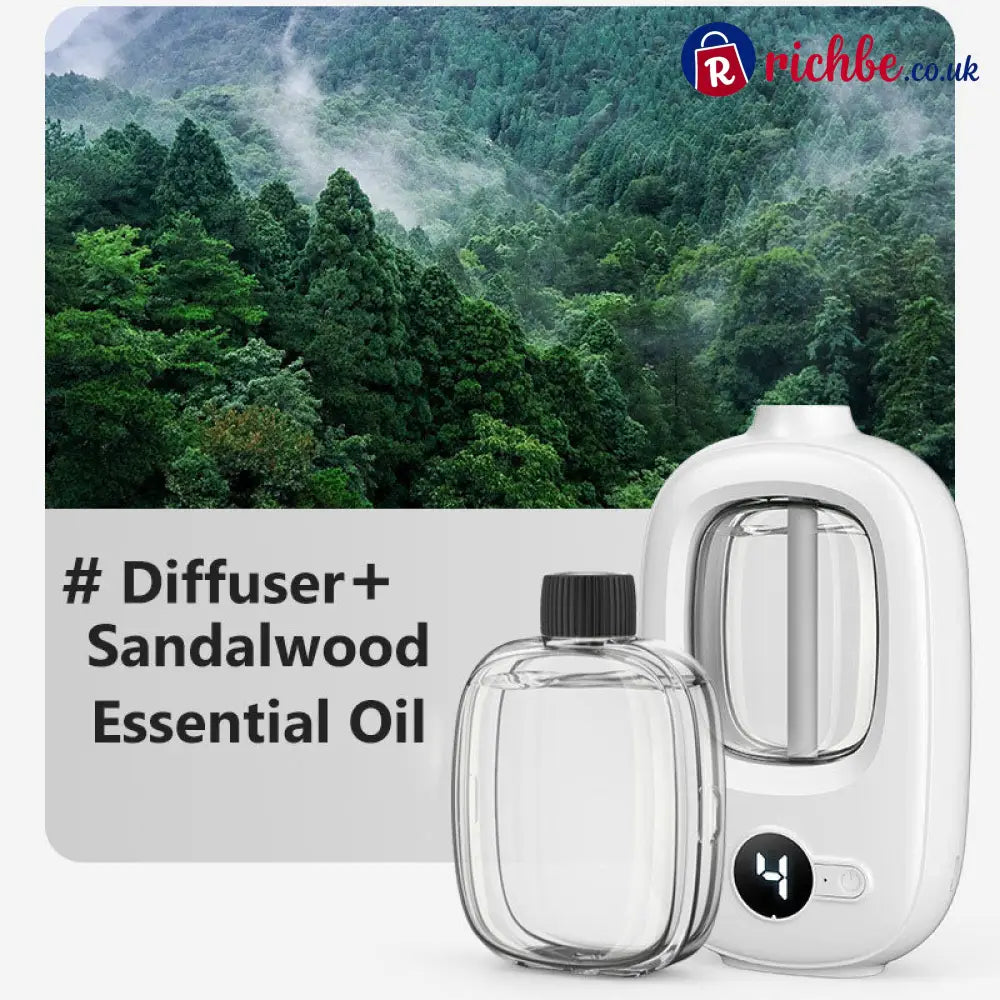 🎁Gift Idea Hot Sale 49% OFF🌸Automatic Fragrance Spray for Home - Diffuser + Sandalwood Essential Oil - Bestseller
