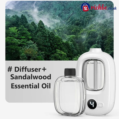 🎁Gift Idea Hot Sale 49% OFF🌸Automatic Fragrance Spray for Home - Diffuser + Sandalwood Essential Oil - Bestseller