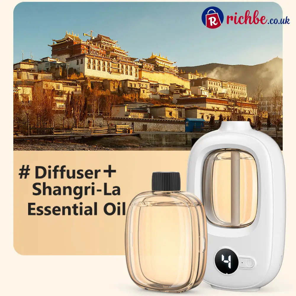 🎁Gift Idea Hot Sale 49% OFF🌸Automatic Fragrance Spray for Home - Diffuser +Shangri-La Essential Oil - Bestseller