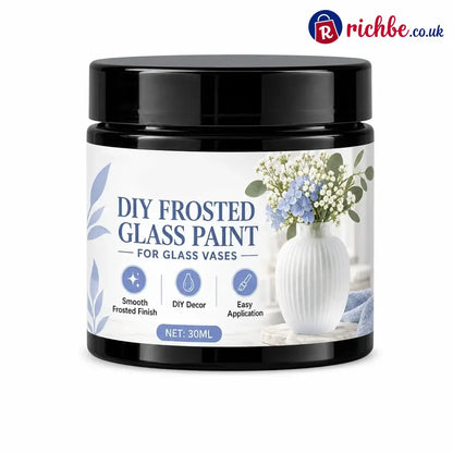 Glass Vase Diy Frosted Paint - Glass Vase DIY Frosted Paint