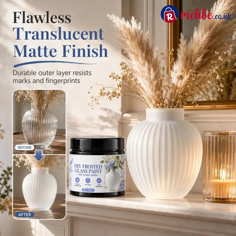 Glass Vase Diy Frosted Paint - Glass Vase DIY Frosted Paint