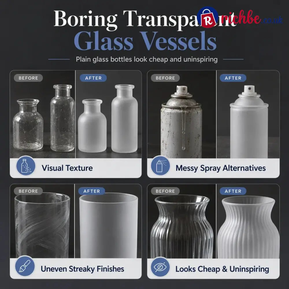 Glass Vase Diy Frosted Paint - Glass Vase DIY Frosted Paint