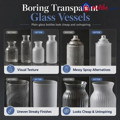 Glass Vase Diy Frosted Paint - Glass Vase DIY Frosted Paint