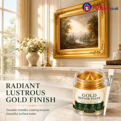 Gold/Silver Metallic Refinishing Repair Paste with Brush - Hot Sale