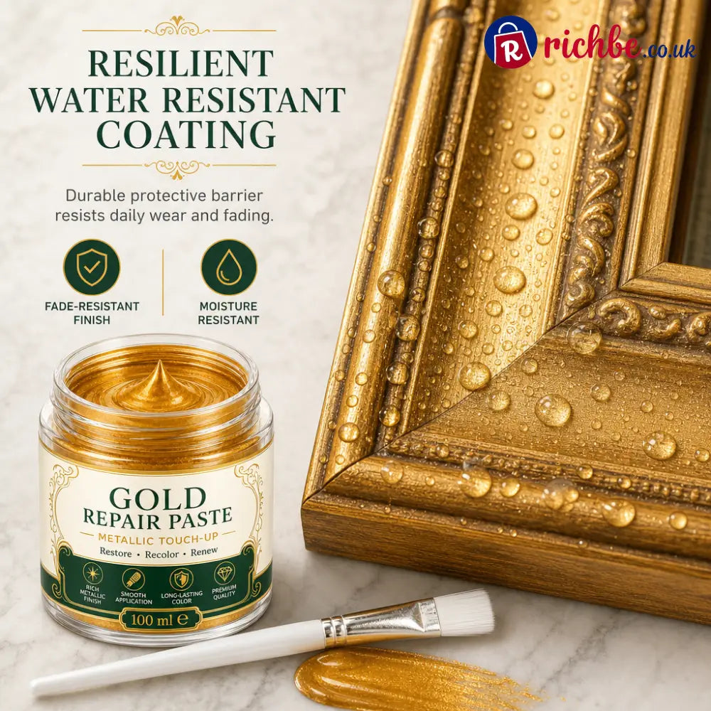 Gold/Silver Metallic Refinishing Repair Paste with Brush - Hot Sale