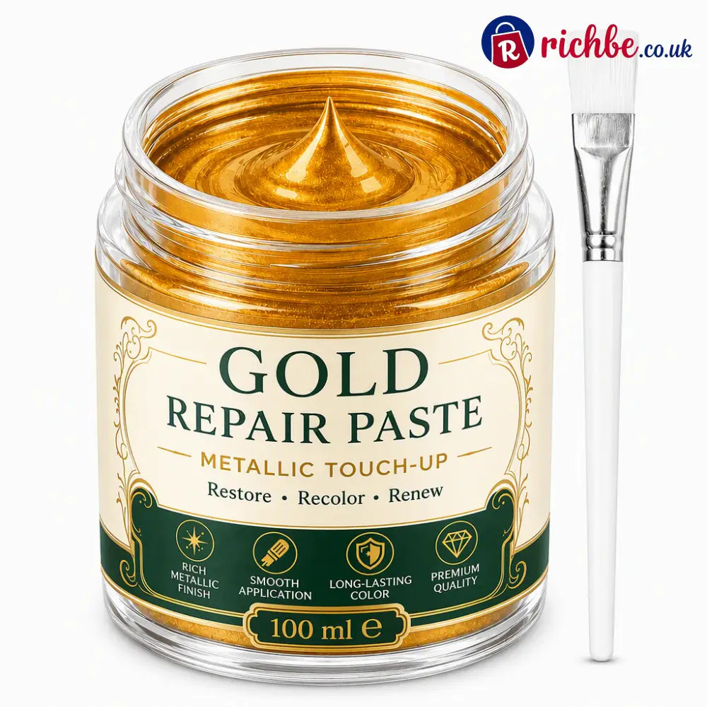 Gold/Silver Metallic Refinishing Repair Paste with Brush - Hot Sale