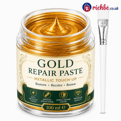 Gold/Silver Metallic Refinishing Repair Paste with Brush - Hot Sale