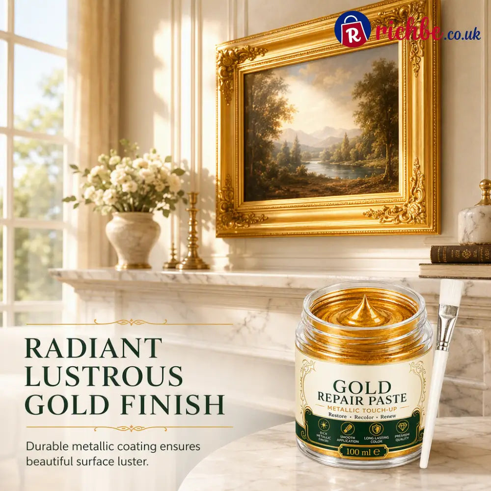 Gold/Silver Metallic Refinishing Repair Paste with Brush - Hot Sale
