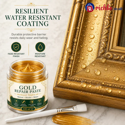 Gold/Silver Metallic Refinishing Repair Paste with Brush - Hot Sale
