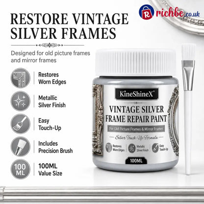Gold/Silver Metallic Refinishing Repair Paste with Brush - Hot Sale