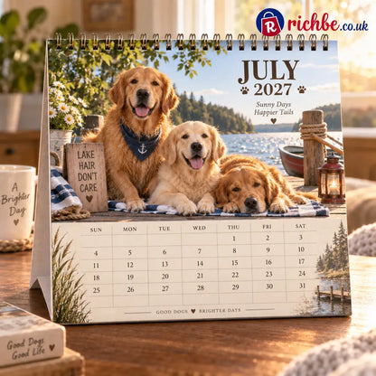 🐕Golden Days 2027 Calendar 🐾 | 12 Months with the Dogs Who Make Life Brighter