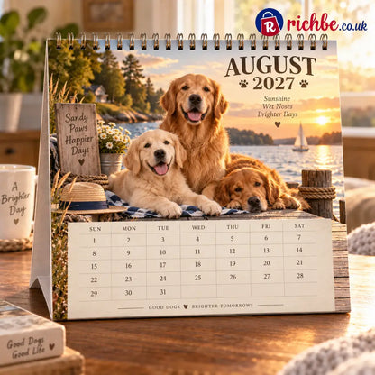 Golden Days 2027 Calendar 🐾 | 12 Months with the Dogs Who Make Life Brighter