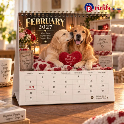 Golden Days 2027 Calendar 🐾 | 12 Months with the Dogs Who Make Life Brighter