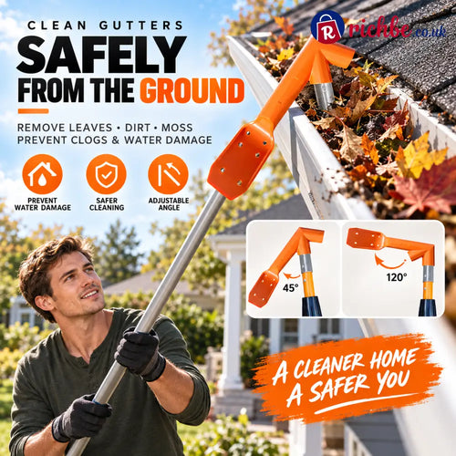🍂 Ground-Level Gutter Cleaning Tool | Adjustable - 1 Pc - Hot sale
