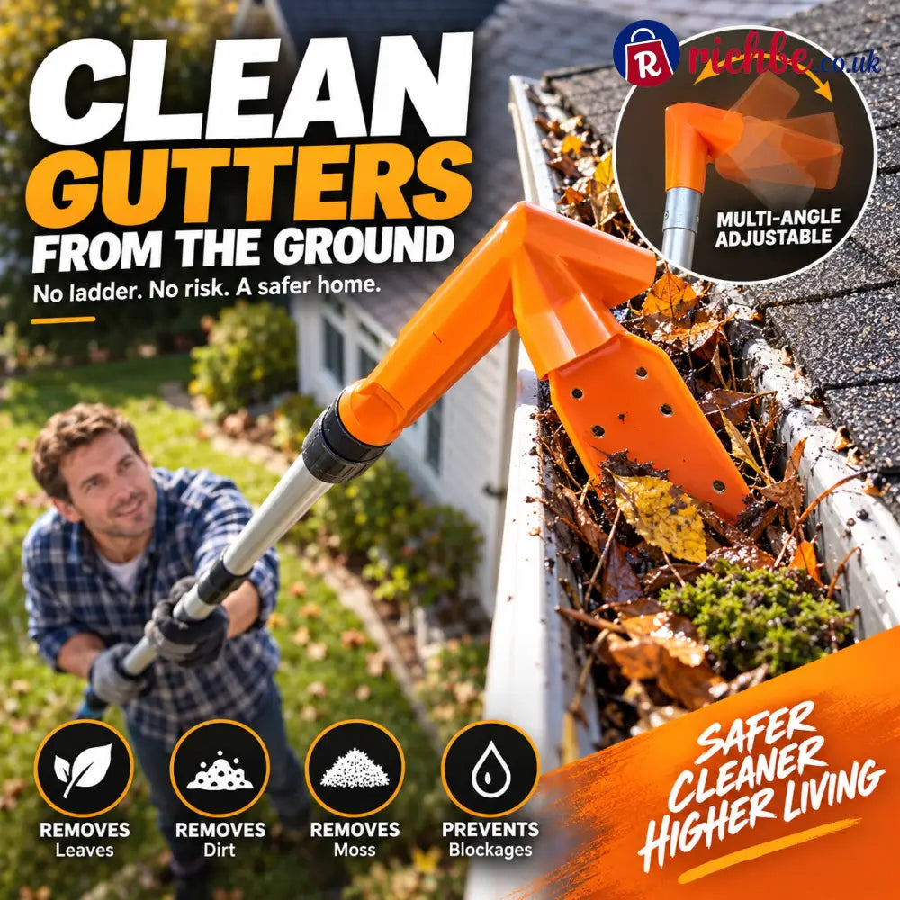 🍂 Ground-Level Gutter Cleaning Tool | Adjustable - 1 Pc - Hot sale