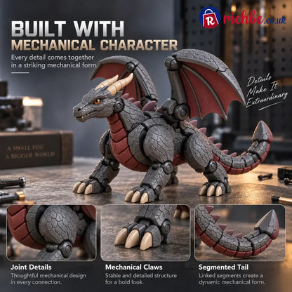 🐉 Guardian Dragon Egg, Transforming Dragon Figure with Sculpted Details