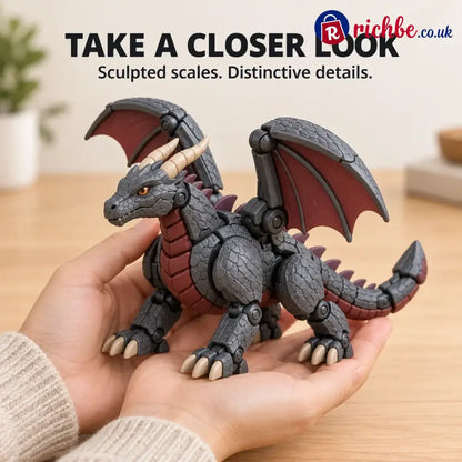 🐉 Guardian Dragon Egg, Transforming Dragon Figure with Sculpted Details
