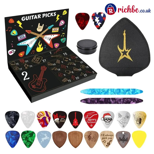 🎸 Guitar Pick Countdown Calendar