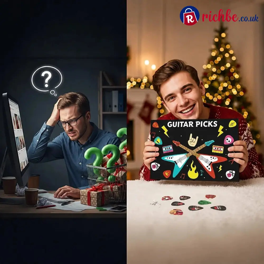 🎸 Guitar Pick Countdown Calendar