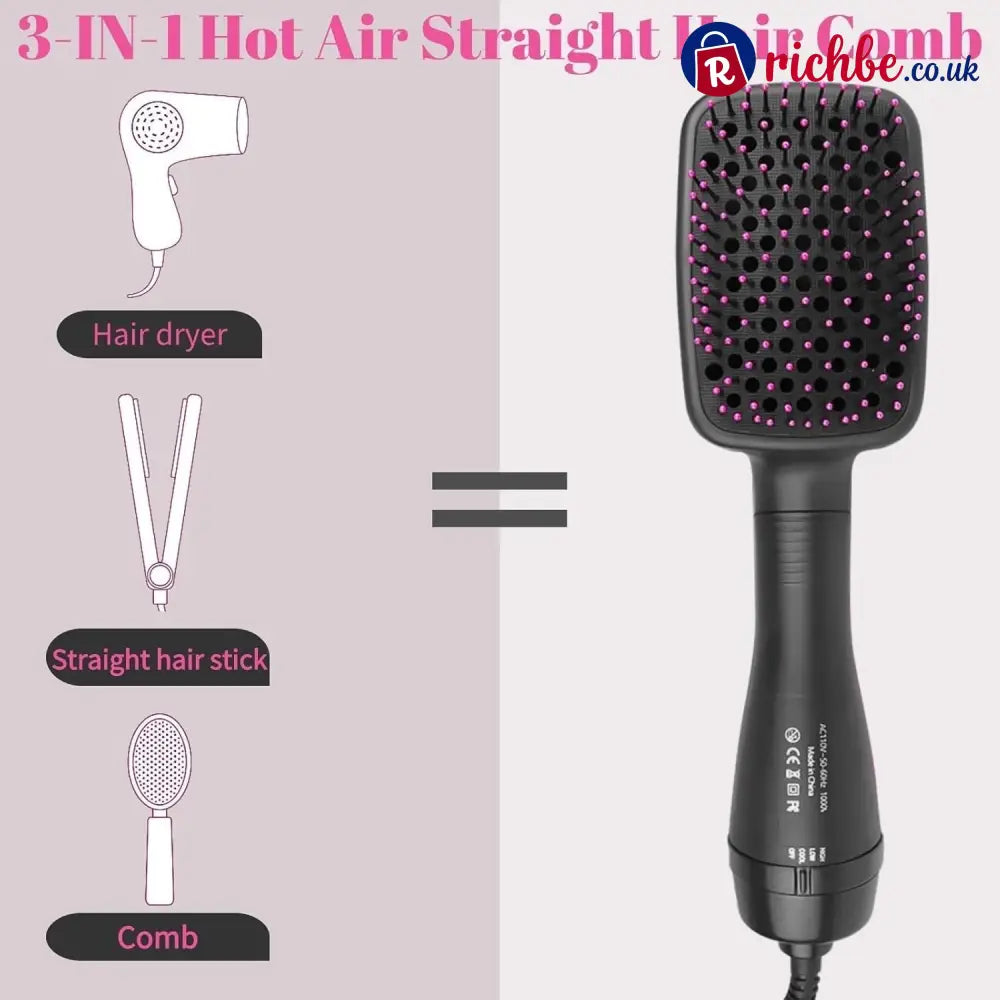 Hair Dryer Brush Blow Dryer Brush in One 3 in 1 One Step Hair Dryer and Styler