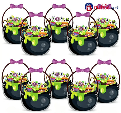👻Halloween Bestsellers-Halloween Transparent Pumpkin Favor Bags
