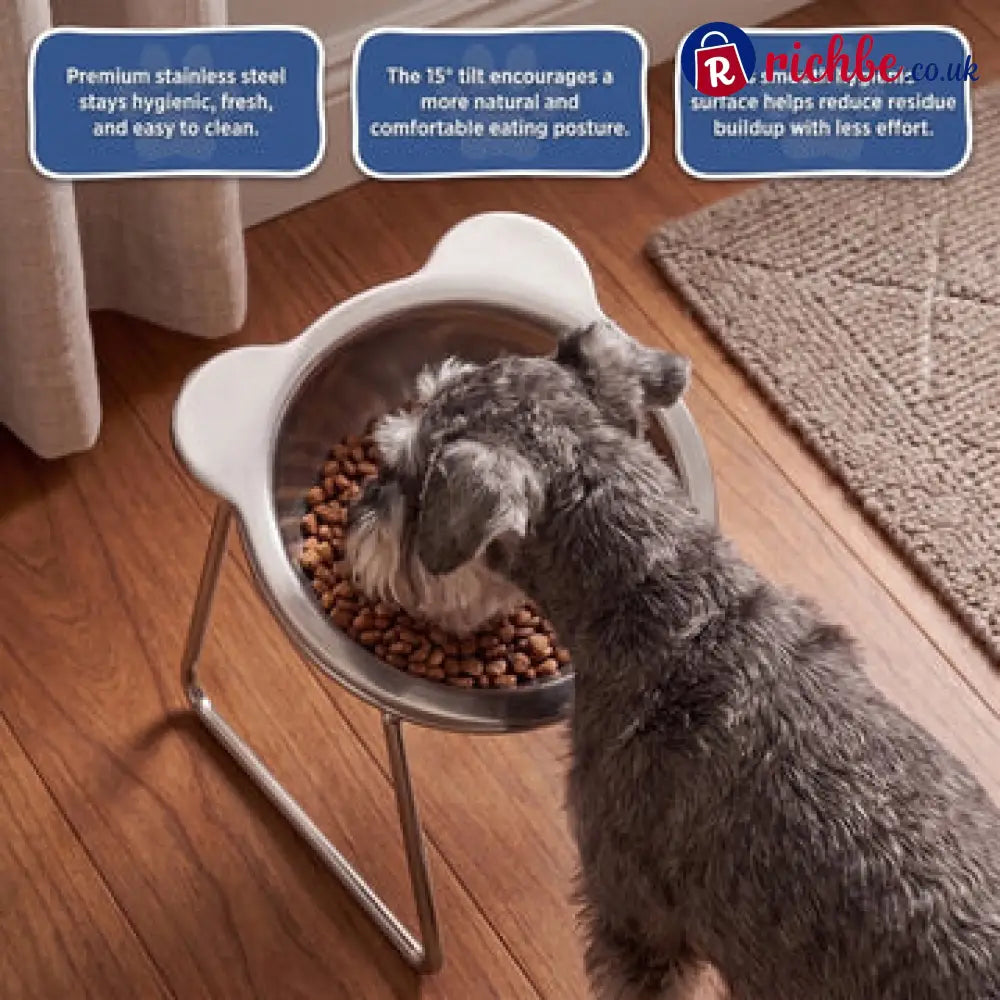 🎃Halloween Deal 50% OFF!🥣15° Tilted Orthopaedic Feeding Bowl - Pet Supplies