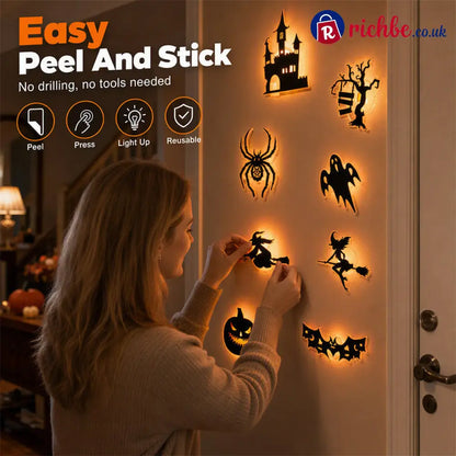 Halloween Glow in Dark Wall Stickers