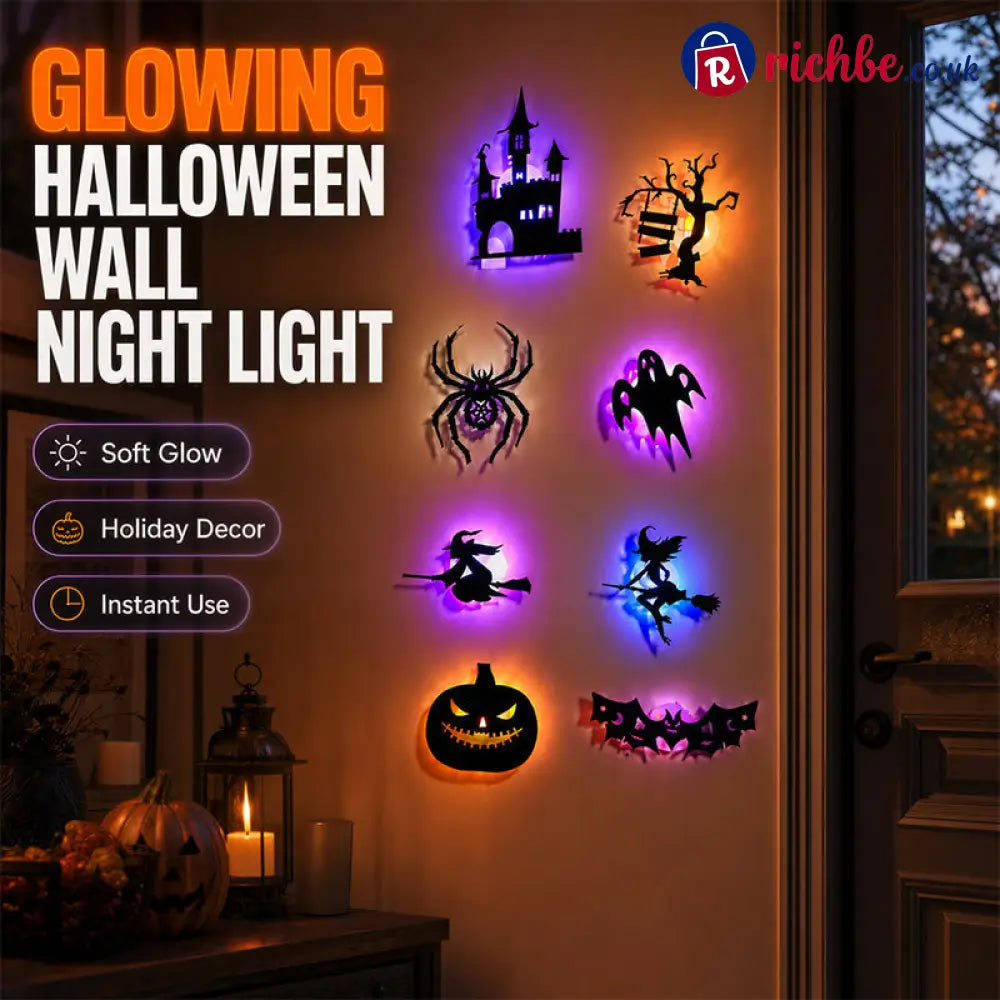 Halloween Glow in Dark Wall Stickers
