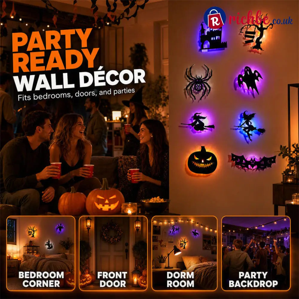 Halloween Glow in Dark Wall Stickers