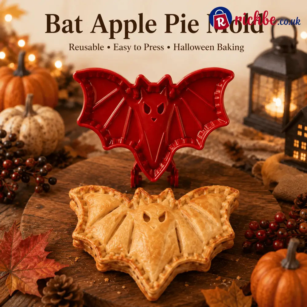 🎃 Halloween Mini Pie Mold Set – 8 Spooky Designs for Easy Festive Baking