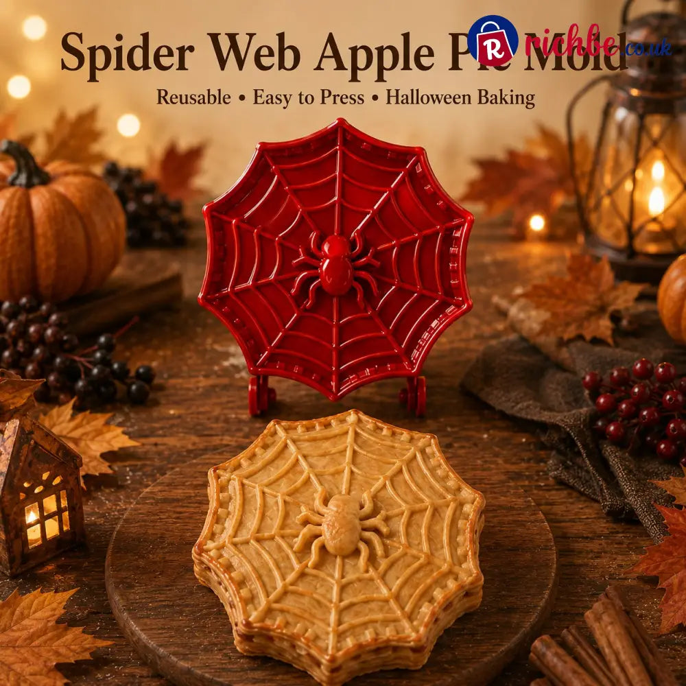 🎃 Halloween Mini Pie Mold Set – 8 Spooky Designs for Easy Festive Baking