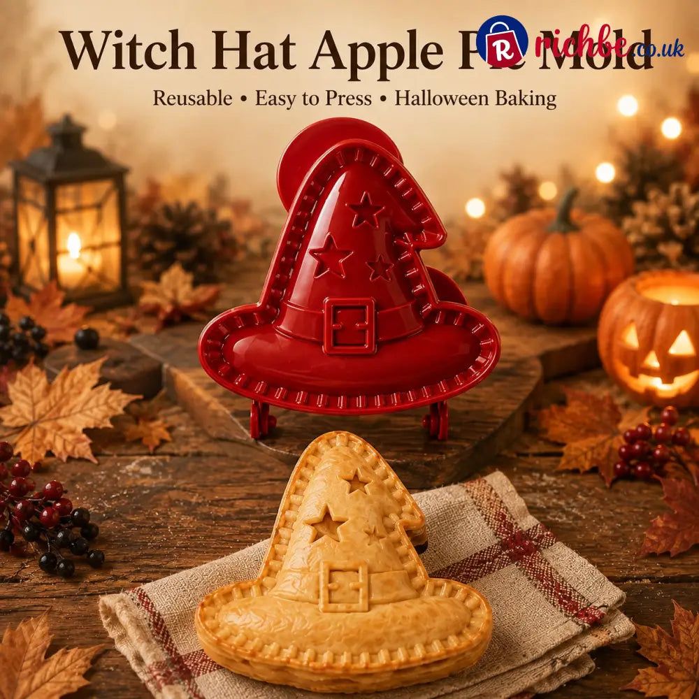🎃 Halloween Mini Pie Mold Set – 8 Spooky Designs for Easy Festive Baking