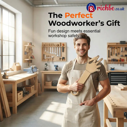 🪚 Hand Shaped Table Saw Push Stick, Ergonomic Safety Tool for Woodworking Prevents Kickback - Tools & Gadgets