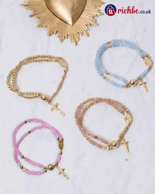 ✝️Handcrafted rosary bracelets📿 - ✝️ALL (4PCS)