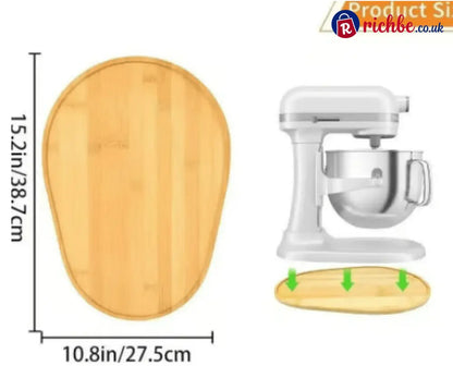 🔥🔥 Handmade Bamboo Mixer Mobile Tray Waterproof Anti-Slip & Corrosion-Resistant