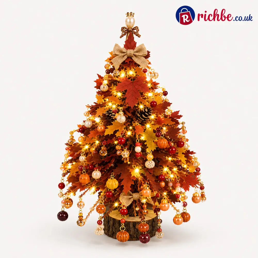 🎄✨Handmade Elegant Beaded Mini Christmas Tree | Collectible Premium Holiday Decor Kit