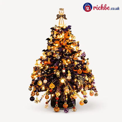 🎄✨Handmade Elegant Beaded Mini Christmas Tree | Collectible Premium Holiday Decor Kit
