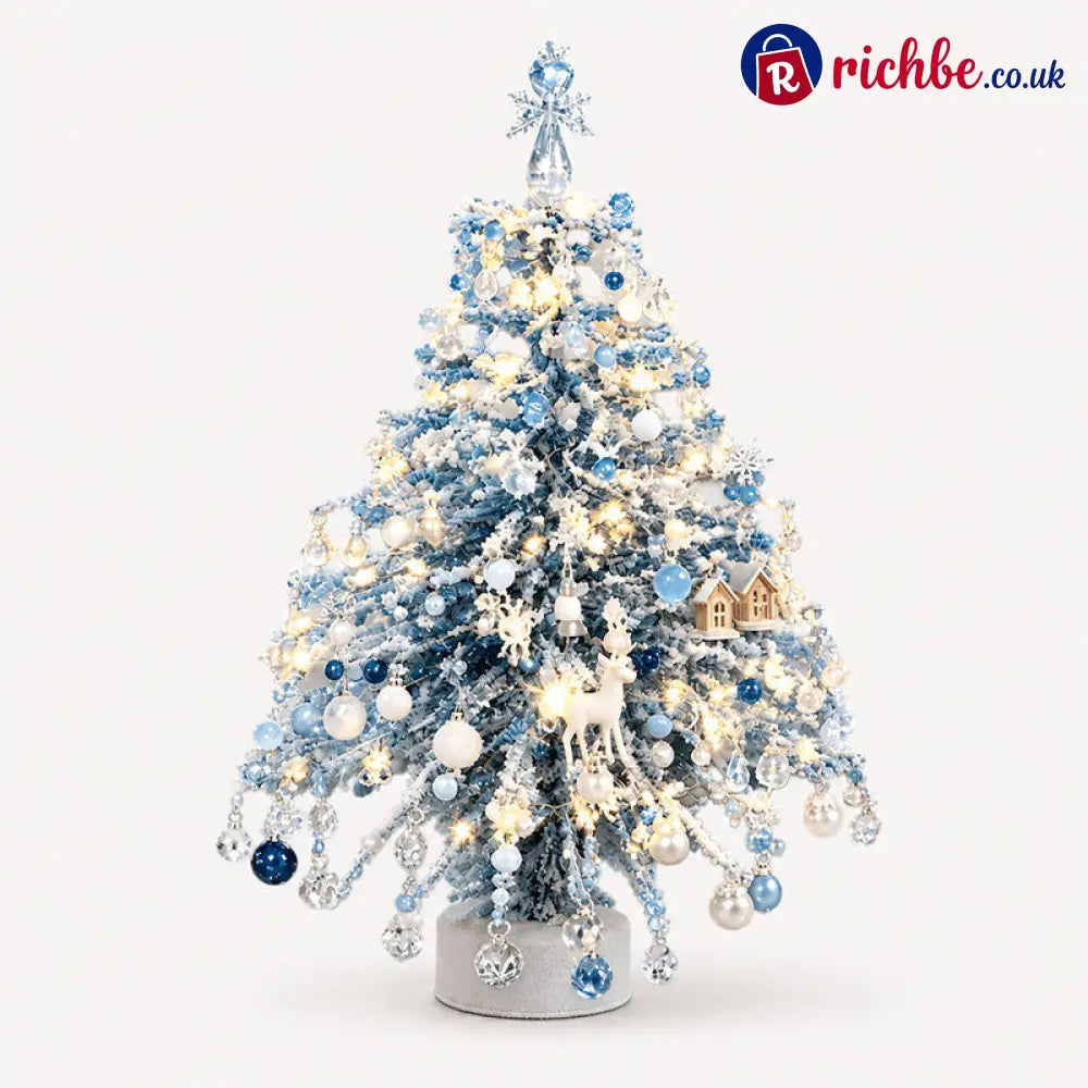 🎄✨Handmade Elegant Beaded Mini Christmas Tree | Collectible Premium Holiday Decor Kit