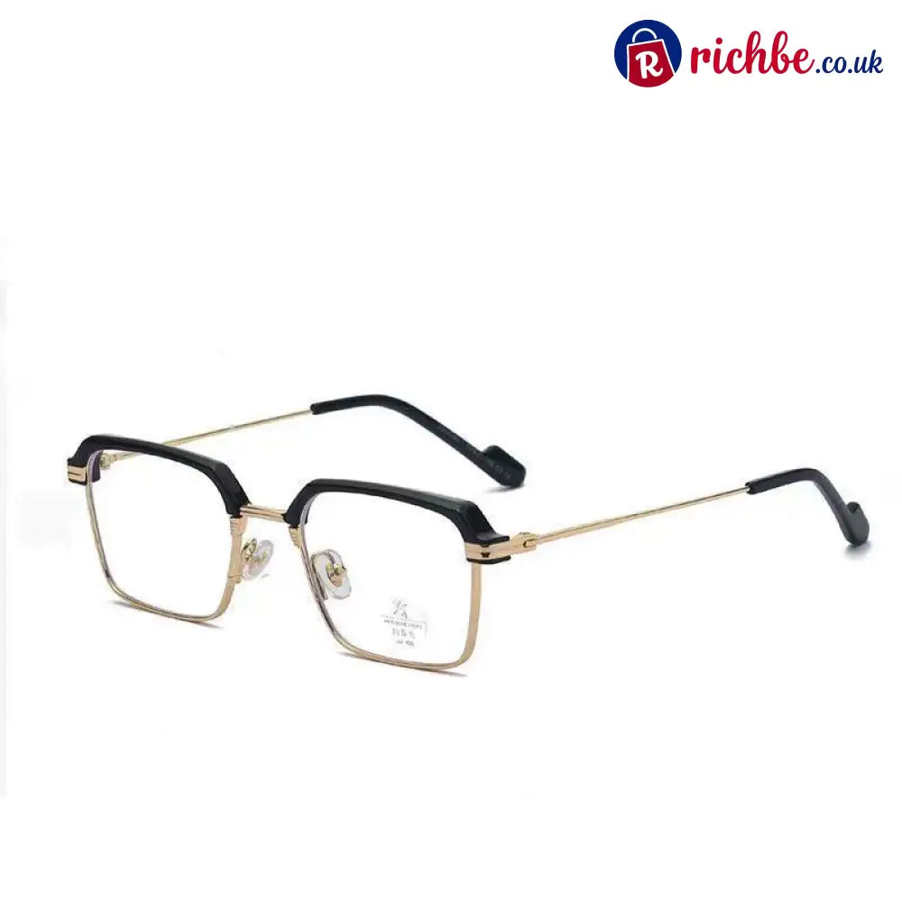👓✨ HD Reading Glasses - Gold Frame / ’+0.00 D
