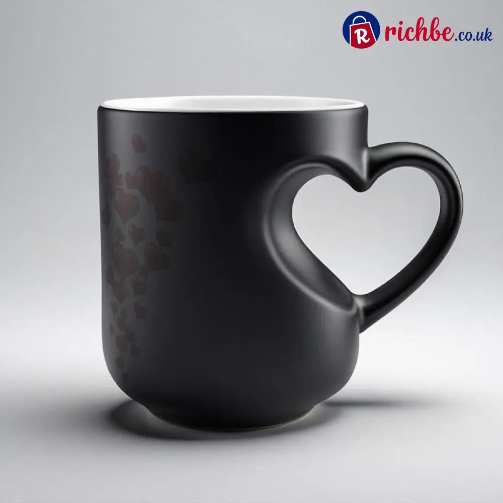 Heart-Shaped Color Changing Magic Ceramic Mug
