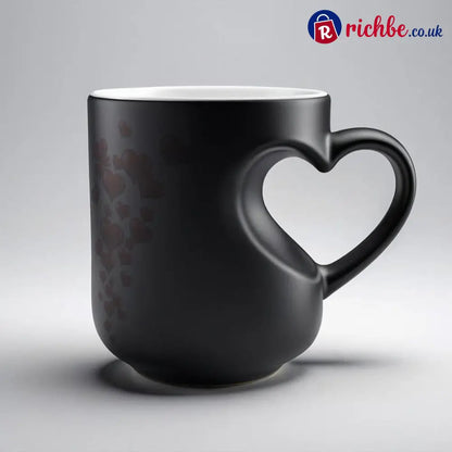 Heart-Shaped Color Changing Magic Ceramic Mug