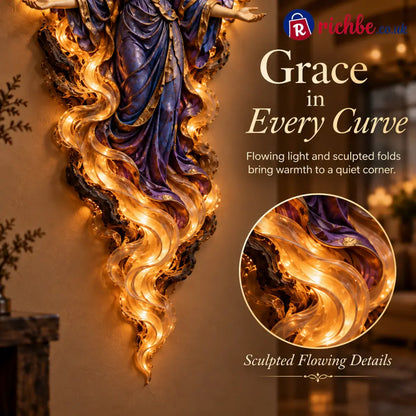 ✝️ ✨ Heavenly Radiance™ Lighted Angel Wall Sculpture