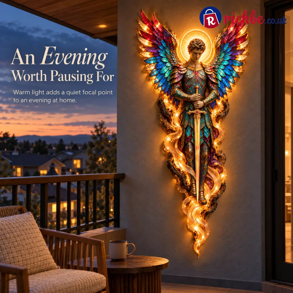 ✝️ ✨ Heavenly Radiance™ Lighted Angel Wall Sculpture