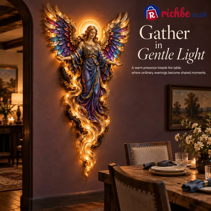 ✝️ ✨ Heavenly Radiance™ Lighted Angel Wall Sculpture