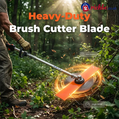 Heavy-Duty Brush Cutter Blade - 40.5cm x 7cm & 45cm x 9cm - Tools & Gadgets