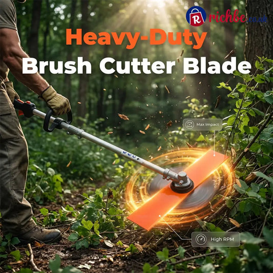 Heavy-Duty Brush Cutter Blade - 40.5cm x 7cm & 45cm x 9cm - Tools & Gadgets