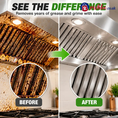 🧽 Heavy Duty Kitchen Degreaser Spray – Powerful Grease Remover For Stove Oven Cabinets & Multiple Surfaces
